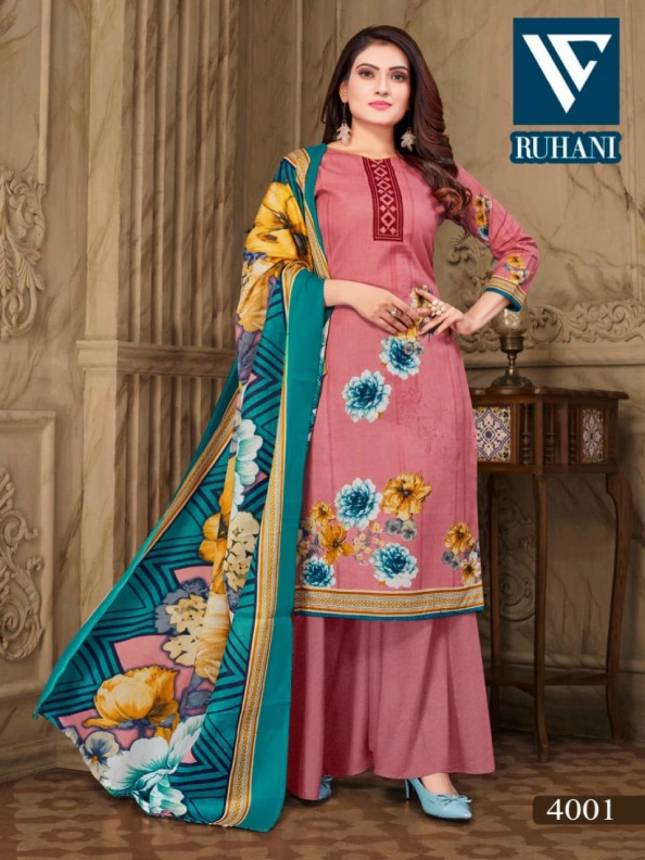 Vandana Ruhani Vol 4 Cotton Designer Dress Material